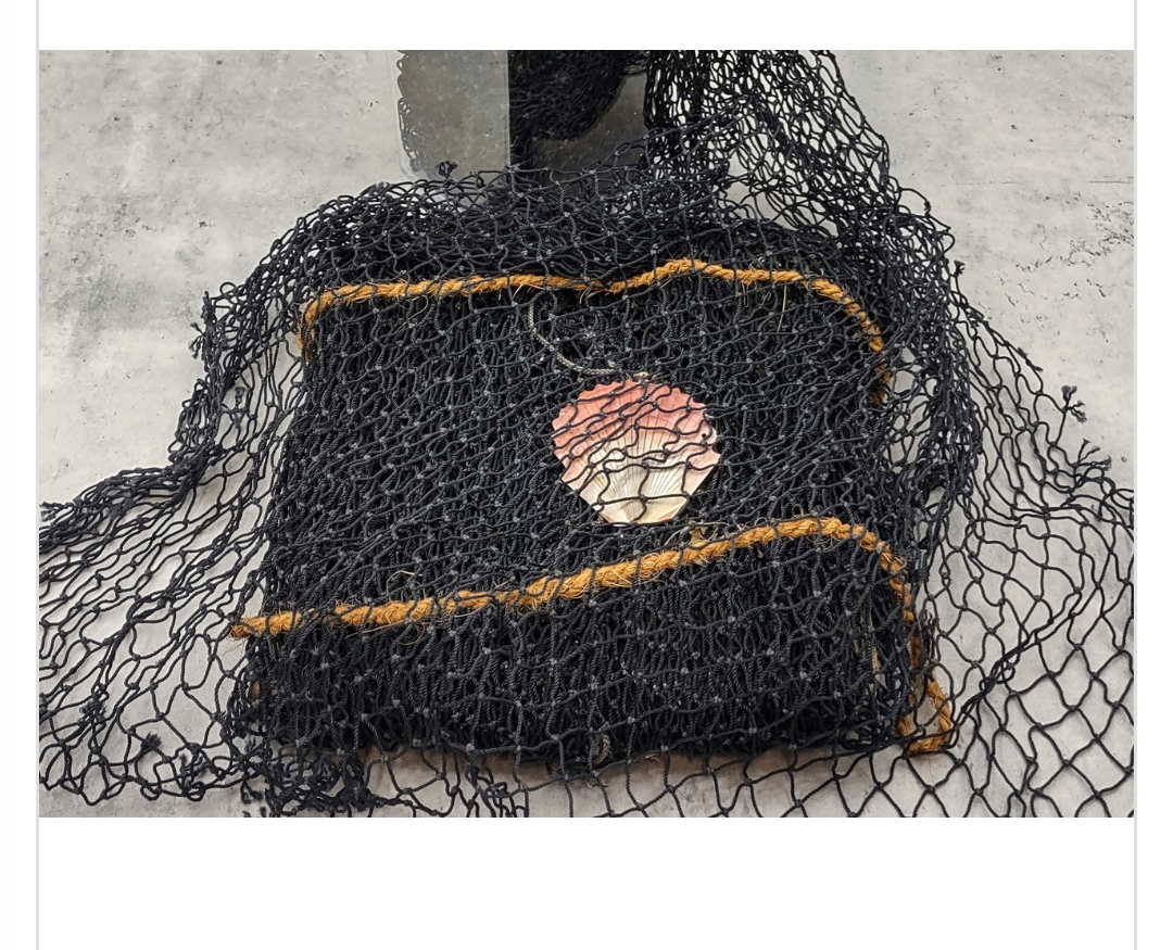 Decorative Fish Net Black Nylon Tied (1 net approx. 25×10  feet) Fishing net for ocean displays art projects crafts & nautical themed parties!