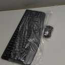 Wireless Keyboard and Mouse Combo, Full-Sized 2.4GHz Wireless Keyboard with Comfortable Palm Rest and Optical Wireless Mouse for Windows, Mac OS PC/Desktops/Computer/Laptops (Black)