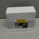 CML Hardware Entry Door Knob with Lock and Key, Keyed Different, Exterior Door Lock Sets for Front/Back Door, Round Ball Handle, Matte Black, 2 Pack