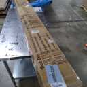 SmartStandard 42in x 96in Double MDF Sliding Barn Doors with 7FT Bypass Barn Door Hardware Kit, Save Space, Waterproof, Easy Install, Fit 72in-76in Openning, White