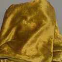 MIULEE Velvet Throw Pillow Covers 20x20 Inch, Pack of 2 - Golden, Super Soft Decorative Square Cushion Cases Modern Luxury Home Decor for Sofa, Couch, Bed, Bedroom Livingroom