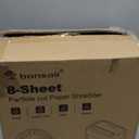 Bonsaii Paper Shredder, 8-Sheet Crosscut Home Office Shredder with 4.2 Gallon Bin, P-4 Security Level Document Shredder Shred Credit Card/Mail/Staple/Clip (C261-C Updated)