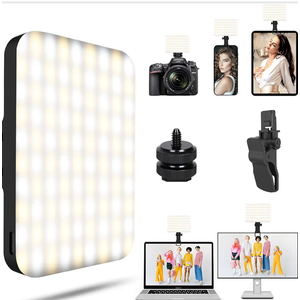 USB-Rechargeable LED Phone Light - Portable Photo Light with 97+ CRI, Up to 6500K Color Temperature for Selfie, Zoom Conference, Video, Makeup and Live Stream