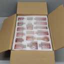 Arme Bud Vase Set, Pink Vases in Bulk Bud Vase for Flower Small Glass Vases for Wedding Centerpieces, Vintage Cute Mini Flower Vase, Home Table Flower Decor Pink