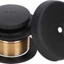 PRIMSOPH Tip-Toe Tub Drain Trim Kit with One Hole Overflow Faceplate Conversion Kit Assembly Universal Fine Coarse Thread Replacement Matte Black