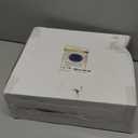 Nervure 175PCS Blue Plastic Plates - Blue Gold Plastic Dinnerware Set Disposable Include 50 Plates for Dinner and Dessert, 25Knives, 25Spoons, 25Forks, 25Cups, 25Napkins for Weddings & 4th of July (Navy)