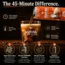 Raposa Nitro Cold Brew Classic Dark Roast, Ready to Drink Black Iced Coffee, Unsweetened Low Acid Canned Specialty Coffee, 8.45 oz, Dairy Free, Single-Origin, No Artificial Anything, 225mg Caffeine