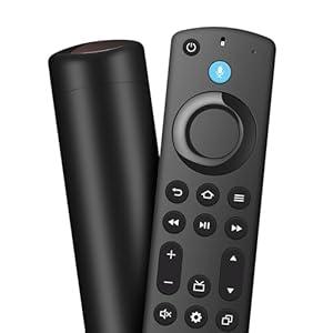 Replacement Voice Remote Fit for All Series TV Cube/ Stick, Compatible with Stick 4K Max/ 4K/ Stick/ Lite/ HD, Fit for All Insignia-Toshiba-Pioneer-Omni QLED Series