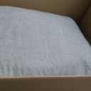 Barydat Twin XL Dorm Headboard Pillow, Plush Back Support,Light Gray