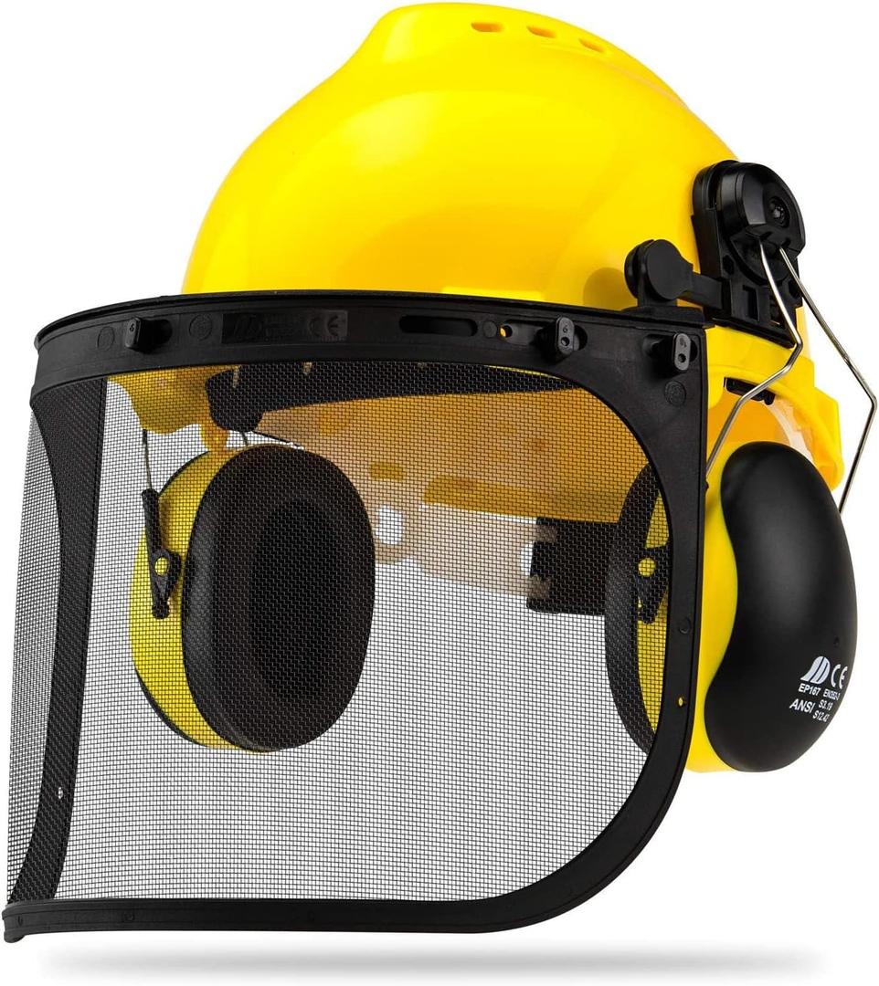 NEIKO 53880A Forestry Helmet for Safety (Yellow)