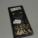 MABAO Sleep Mask for Side Sleeper, Eye Mask for Sleeping Women Men, 3D Contoured Cup No Eye Pressure 100% Light Blocking Sleeping Mask with Adjustable Strap Night Blindfold Flight, Travel, Nap, Black