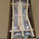 AROIC 96 PCS Painting Supplies Set with Easels, 8 PCS Wood Easels, 8 Packs of 80 Brushes with Nylon Brush Head and 8 PCS Palettes, Tabletop Wooden Art Easel for Kids & Adults Sip and Paint Party