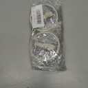 2-Pack Leak Proof Lid Replacement 40 oz, Only Fit for Stanley Quencher H2.0 Tumbler, Reusable Flip Straw Lid Top Cover for Stanley 40oz Cup Accessories, Replacement of Leaking Original Lids, Cream