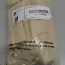 Lecloud Bessie Kitchen Curtains 36 Inch Length 2 Pcs, Faux Linen Slub Textured Light-Filtering Short Curtains for Small Windows,Small Curtain for Bathroom Basement, Each 30 W x 36 L, Linen Color