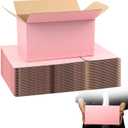 11x6x6 Pink Shipping Boxes, 30 Pack Mailing Boxes for Small Business, Corrugated Cardboard Boxes for Packaging, Shipping