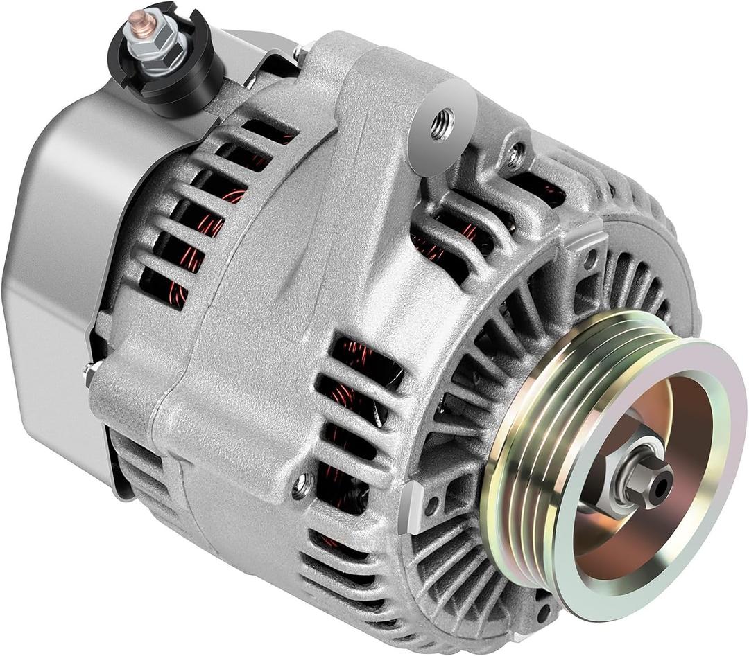 SCITOO Alternator Compatible with 2.0L for Honda Cr-V 1997 1998 1999 2000 2001-12V 95 Amp CCW 4-Groove Pulley, Replace OE# 13743