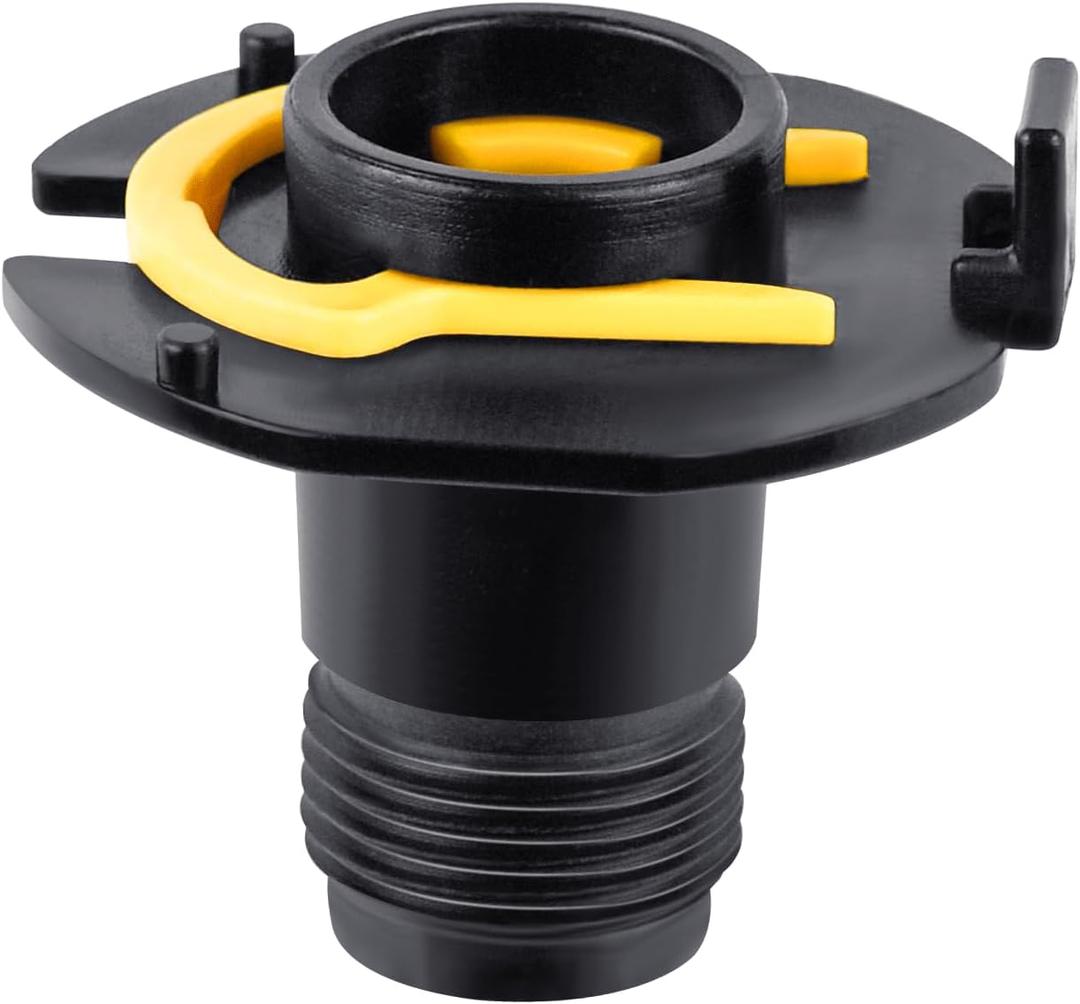 1Pc Hose Reel Connector with Yellow Retainer Clip Part Compatible with S-uncast Model Hose Reels
