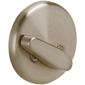 Schlage B81 619 Deadbolt with Standard Trim, Non-Keyed One Sided Deadbolt, Highest Residential Security, Satin Nickel