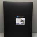 Sooez Heavy Duty Binder with Plastic Sleeves 18"x24", Portfolio Folder with 30 Clear Sheet Protectors, Display 60 Pages, Presentation Book for Artwork, Sheet Music, Document (Black)