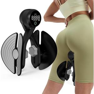 Thigh Master, Kegel Exerciser for Pelvic Floor Muscle, Inner Thigh Exerciser with Counter Rechargeable for Butt, Arm, Leg Workout, 4 Levels Adjustable Resistance