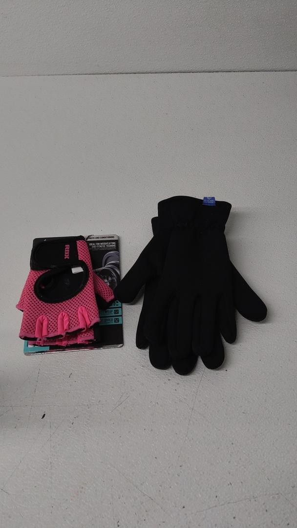 RBX GYM Series Fitness Glove Pink S, And Glacier Outdoor Black L