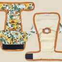 Langsprit Washable Female Dog Diapers - Reusable Dog Diapers for Female Dogs - Highly Absorbent Dog Dresses for Dogs in Period, Heat or Excitable Urination(Medium)