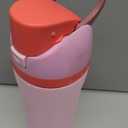 Owala FreeSip Insulated Stainless Steel Water Bottle with Straw for Sports and Travel, BPA-Free Sports Water Bottle, 24 oz, Pink, Angel Food Cake