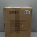 iTouchless 13 Gallon Automatic Sensor Trash Can with AbsorbX Odor Filter, Stainless Steel Kitchen Garbage Bin, Fingerprint-Proof, Hands-Free Operation, Oval (Light Silver, Black)