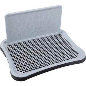 Dog Potty Tray 20x16 Inch SplashProof Dog Toilet with Wall & Urine Trough Removable Easy to Clean Pet Supplies for Home Pet Shop