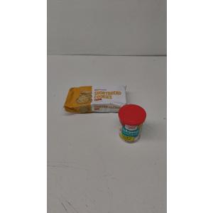 Amazon Grocery, Pecan Shortbread Cookies, 11.3 Oz (Previously Happy Belly, Packaging May Vary) And Duncan Hines Whipped Frosting, Fluffy White, 14 oz Best By: Jul 19 25