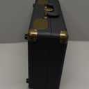 Vinyl Record Player 3-Speed Bluetooth Suitcase Portable Belt-Driven Record Player with Built-in Speakers RCA Line Out AUX in Headphone Jack Vintage Turntable (Black)