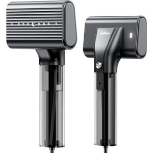 Portable Steamer for Clothes, 1200W Handheld 2-in-1 Steamer & Iron - 100ML Large Water Tank, 10s Fast Heat Up, 15mins Steaming Garment Steamer for Travel, Home Use