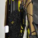 GoSports Pickle 360 Game Set Pickleball Without a Court Outdoor Lawn, Beach, and Backyard Paddle Ball Game (Yellow)