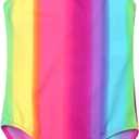 LIZENS Girls One Piece Swimsuit Beach Bathing Suit Swimwear for Kids Children Swimming Suit