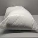 2 Pack Firm White Duck Feather & Down Bed Pillow - King  20" x 36" Soft Down Pillows - 2 Pack