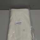 ZeeMart Basic Linen Textured Table Cloth, 60 x 84 Inch Ivory, Farmhouse Style Off White Rectangle Tablecloth, Wrinkle Resistant Washable Heavy Weight TableCloths