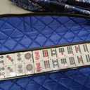 American Mahjong Game Set, 166 Quality White Tiles, 4 All-in-One Color Rack/Pushers, Mahjong Tile Set with Blue Printed Carrying Bag, 9 Inches X 20 Inches X 3 Inches