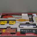 Lionel Santa Fe Freight Battery O Gauge Toy Train Set with Remote, Locomotive, Train Cars, & Track with Authentic Train Sounds, Lights, & Water Vapor Smoke Effects for Kids 4+