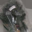 20Inch Pre-lit Artificial Small Mini Christmas Tree with Warm White Multi-Color LED Lights, Remote Control and Timer, Perfect for Xmas Tabletop Decorations, Home, Kitchen, Dining Table top Snow (1ft 8in)