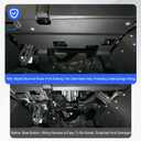 Lower Dashboard Guard Compatible with 2022-2025 Chevy Silverado | GMC Sierra 1500 Dash Board Bottom Protector Panel Replacement for 2022-2025 Chevy Silverado Accessories