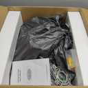 LEDIARY 20 Inch Low Profile Ceiling Fan With Light, Led Bladeless Ceiling Fans, Remote Control Enclosed Flush Mount Ceiling Fan With Timming, 3000-6000K, 6 Wind Speed, 3000LM, 57W-White