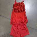 girls sequin dance dress fringe flapper two piece set shiny 
 140