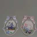 RiVolTa Castle Cruise Door Magnets - 16 Pcs Cute Ship Cabin Decorations Magnetic Watercolor Magic Mirror Forest Stickers Anchor Stateroom Decals for Holiday Carnival Party Decor Car Fridge Accessories