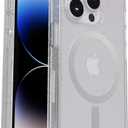 OtterBox Symmetry Series Series+ Antimicrobial Case with MagSafe for iPhone 14 Pro (ONLY) - Non-Retail Packaging - Stardust Clear/Glitter