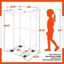 23” Washer Dryer Stand, Heavy Duty Non-slip Ideal for Compact Laundry Space