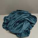 Armless Sofa Bed Cover Futon Slipcover Velvet Stretch Spandex Folding Sofa Couch Non-Armrest Furniture Protector (Velvet Bright Teal)