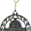 10 Pack of 2.5 Inch Die Cast Metal 2nd Place Swimming Award Medallions with Antique Silver Finish and Red White & Blue Neck Ribbons