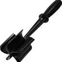 Meat Chopper, Heat Resistant Ground Beef Masher & Hamburger Smasher, Mix and Chop Kitchen Tool for Taco Meat & Potato Masher, Dishwasher Safe, Black