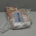 GarveeHome Round Area Rugs 4ft for Kids Room, Solid Brown Scalloped Washable Circle Rug Soft Non Slip Floral Print Floor Mat Carpet Indoor Thin Tent Rug for Bedroom Dining Room Playroom Nursery