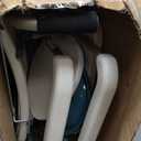  Bedside Commode Chair with Wheels, 350 lbs Capacity, 4-in-1 Portable Toilet and Raised Toilet Seat with Padded Seat/Backrest/Flip-up Footrest, Detachable 5L Bucket, Shower Wheelchair for Seniors